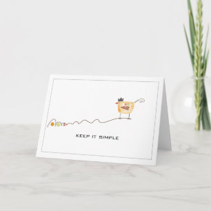 keep it simple card