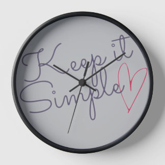 Keep it simple clock