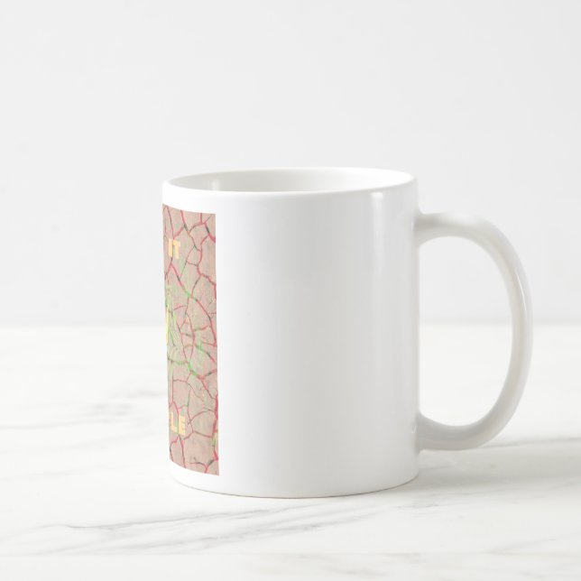 Keep It Simple: Cracked Earth Royal Clarity Art Coffee Mug (Right)