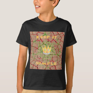 Keep It Simple: Cracked Earth Royal Clarity Art T-Shirt