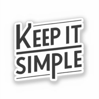 Keep It Simple Minimal Quote Design
