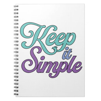 Keep It Simple Notebook (Purple)