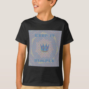 Keep It Simple: Pastel Royal Clarity Pattern Art T-Shirt