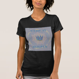 Keep It Simple: Pastel Royal Clarity Pattern Art T-Shirt