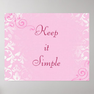 Keep it Simple Poster