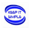 Keep it Simple Recovery Slogan Quote In Blue