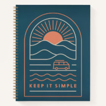 Keep It Simple Spiral Notebook