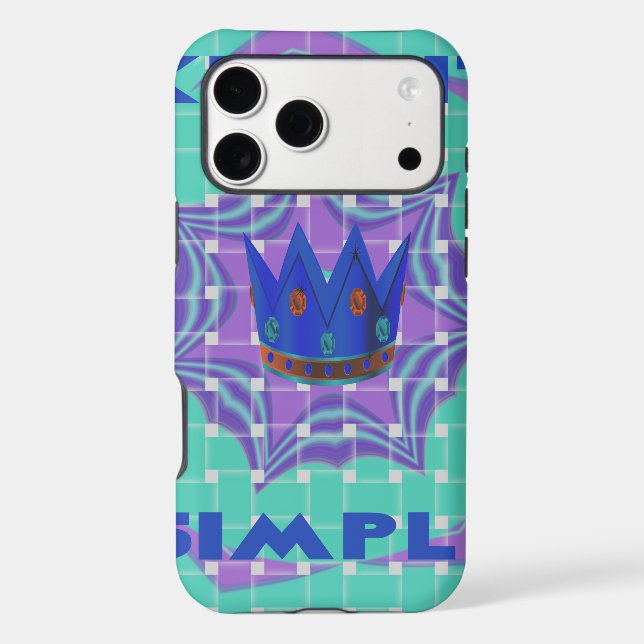 Keep It Simple: The Royal Clarity Pattern Art  (Back)