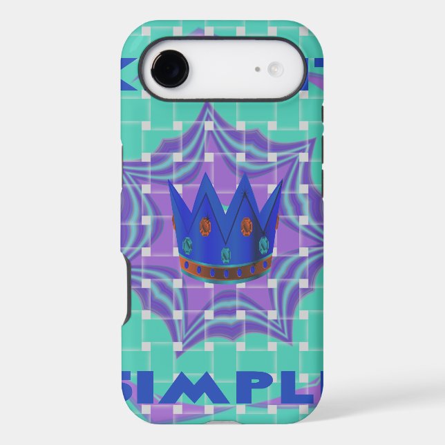 Keep It Simple: The Royal Clarity Pattern Art  (Back)