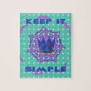 Keep It Simple: The Royal Clarity Pattern Art  Jigsaw Puzzle