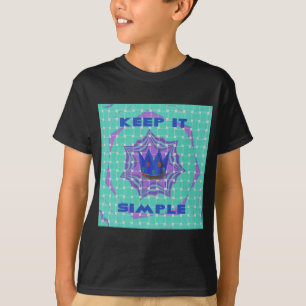 Keep It Simple: The Royal Clarity Pattern Art  T-Shirt