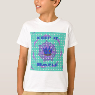 Keep It Simple: The Royal Clarity Pattern Art  T-Shirt