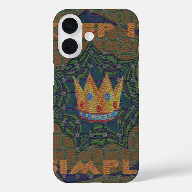 Keep It Simple: The Royal Clarity Pattern Design Case-Mate iPhone Case (Back)