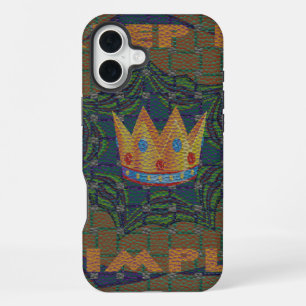 Keep It Simple: The Royal Clarity Pattern Design iPhone Case