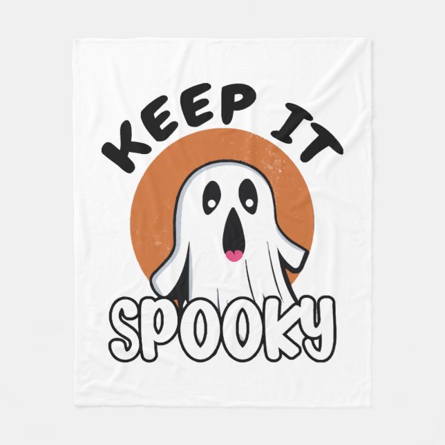 Keep it spooky fleece blanket (Front)