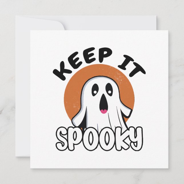 Keep it spooky invitation (Front)
