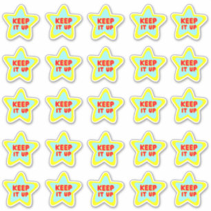 Keep it Up Fun Reward Teacher Stickers