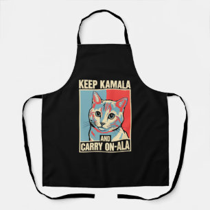 Keep Kamala and Carry On-A-La LA Kamala Harris Apron