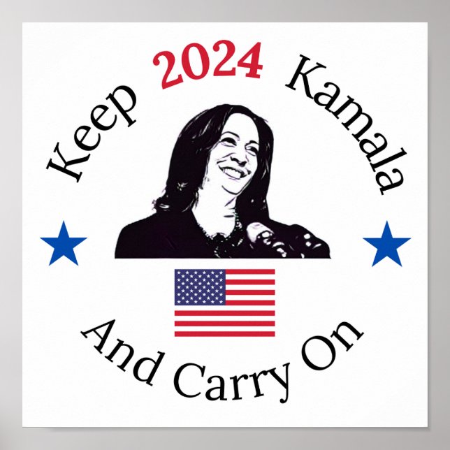 Keep Kamala Poster (Front)
