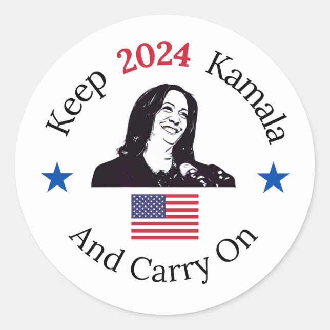 Keep Kamala Sticker (Front)