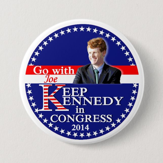 Keep Kennedy in Congress 2014 7.5 Cm Round Badge (Front)