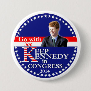 Keep Kennedy in Congress 2014 7.5 Cm Round Badge