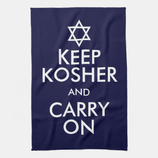 Keep Kosher and Carry On Tea Towel