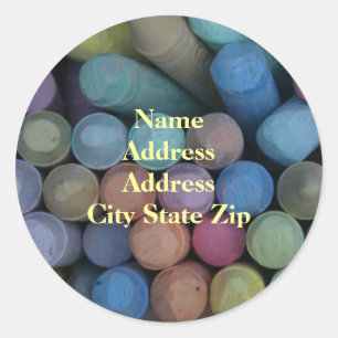 Keep Life Colourful Address Label