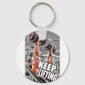Keep Lifting Key Ring
