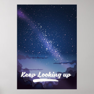 keep looking up poster