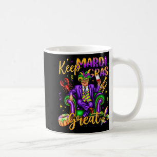 Keep Mardi Gras Great Carnival Outfit Funny Trump Coffee Mug