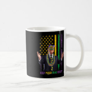 Keep Mardi Gras Great Funny Trump Mardi Gras 2025 Coffee Mug