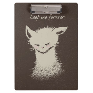 Keep Me Forever - Rescue Cat Clipboard