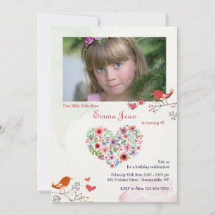 Keep Me In Your Heart Photo Invitation