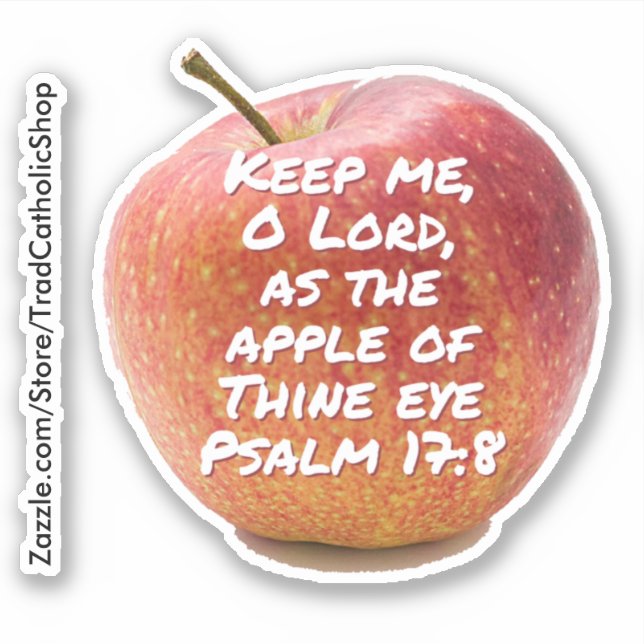 Keep Me O Lord as the Apple of Thine Eye Psalm (Front)