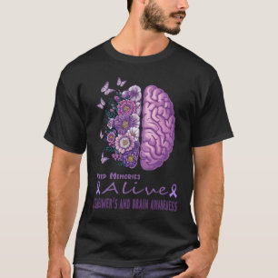 Keep Memories Alive Purple Butterflies Heimerheime T-Shirt