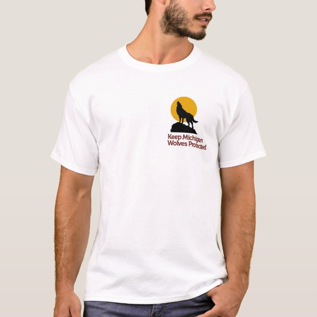 Keep Michigan Wolves Protected T-Shirt (Front)