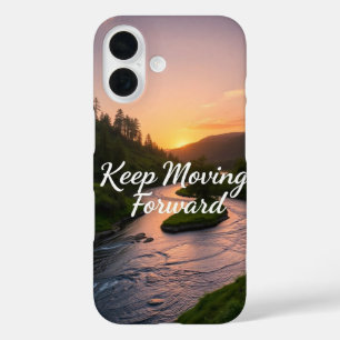 Keep Moving Forward iPhone 16 Case