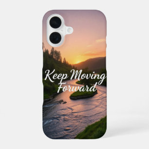Keep Moving Forward iPhone 16 Case