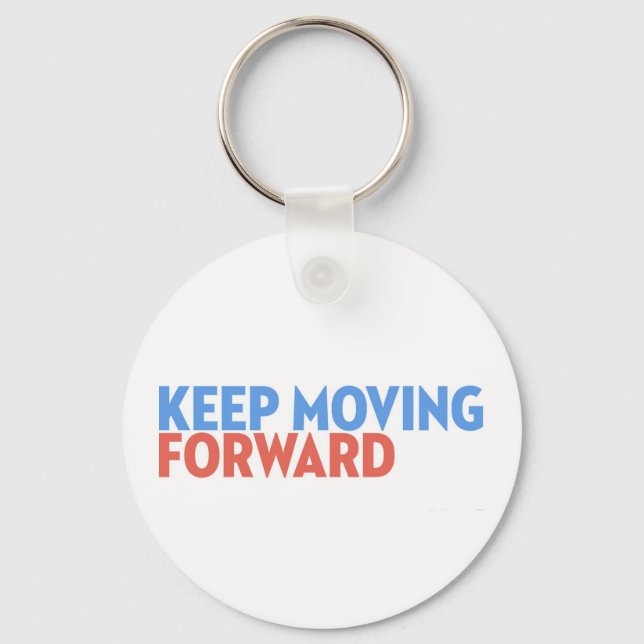 keep moving forward key ring (Front)