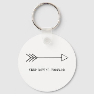 Keep Moving Forward Key Ring