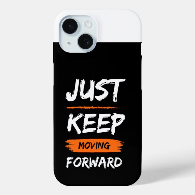 Keep Moving Forward 💪 | Motivational iPhone 16 Ca Case-Mate iPhone Case (Back)