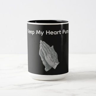 Keep My Heart Pure Two-Tone Coffee Mug