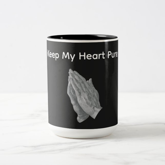 Keep My Heart Pure Two-Tone Coffee Mug (Center)