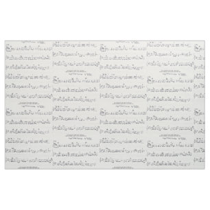 Keep Of The Promise Sheet Music fabric