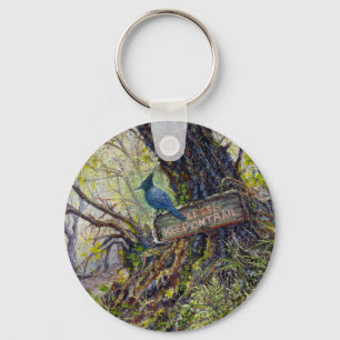 "Keep Off the Trail" Keychain