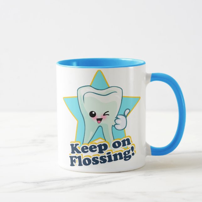 Keep On Flossing! Mug (Right)