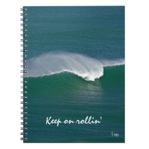 keep on rollin' notebook