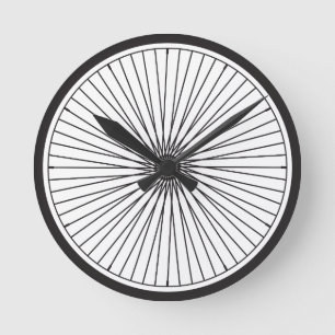 Keep on rolling... Bike wheel clock