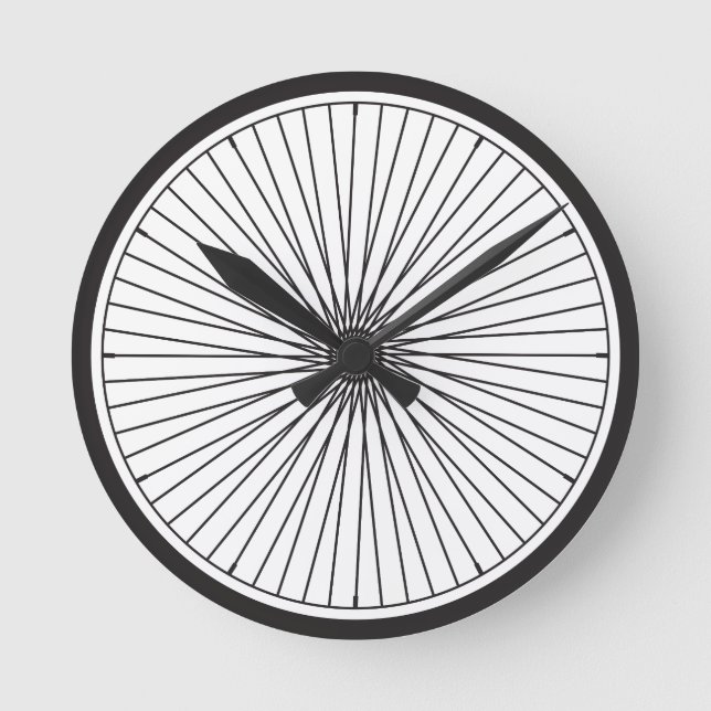 Keep on rolling... Bike wheel clock (Front)